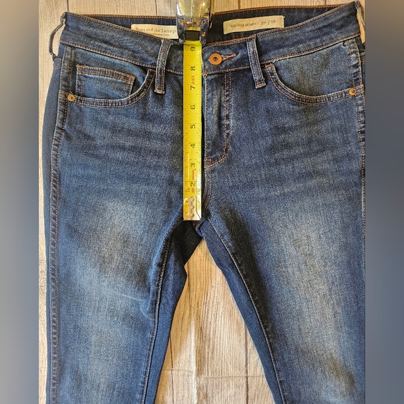 Pilcro and The Letterpress Anthropologie Mid-Rise Skinny Jean •Size 28• No Holes - Picture 10 of 10